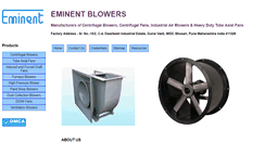 Desktop Screenshot of eminentblowers.com