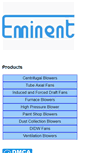 Mobile Screenshot of eminentblowers.com